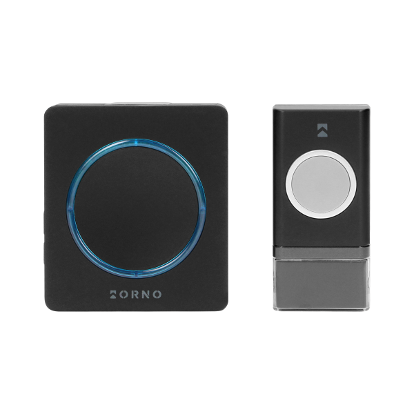 OPERA DC wireless, battery powered doorbell with learning system, 48 sounds, 100m